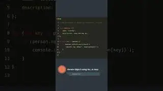 Iterate Object in JavaScript using for...in loop 