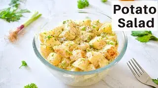 Potato Salad Vegan Recipe At Home -@palatesdesire​