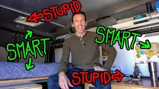 15 Smart and Stupid Details On My Van | RAM Promaster camper conversion