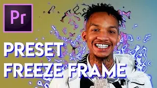 DISTORT FREEZE FRAME TRANSITION + FREE PRESET (premier pro)