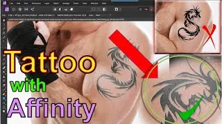 How to add a Realistic Tattoo in Affinity Photo