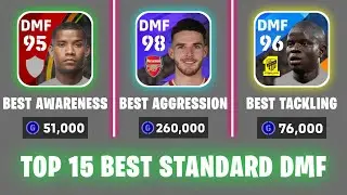 Top 15 Best Defensive Midfielders ( DMF ) In eFootball 2024 Mobile || Best DMF in eFootball 2024