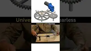 Universal Joint | Gearless power transmission | 3D Cad Design & Animation #solidworks @ddesignhub