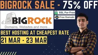 BigRock Hosting Sale is Coming! Get Discount 75% Discount with Free SSL | Cheapest Web Hosting