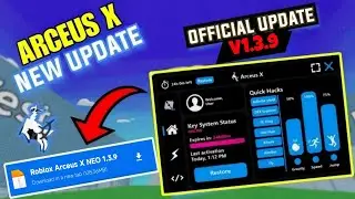 ROBLOX ARCEUS X NEO NEW UPDATE v1.3.9 🧊 Arceus X Latest Version Mediafire | Arceus X Atualizado