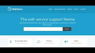 HelpGuru- Knowledge Base WordPress Theme | Knowledge Base Website | Self-Service Theme