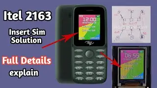Itel 2163 insert Sim problem | itel keypad mobile Sim problem solution | Itel mobile Sim not working
