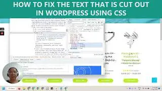 How to fix the text that is being cut out hidden in Wordpress using CSS