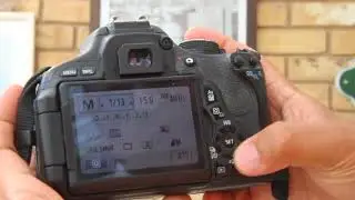 How to change the APERTURE & SHUTTER SPEED on a Canon 600d Demo ISO