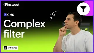 (2022) Webflow CMS Complex Filter Walkthrough - No-Code Attributes