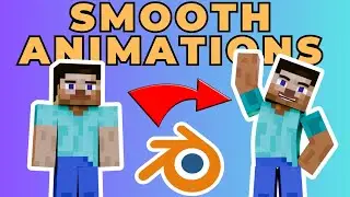 How To Make Smooth Animations In 4 Steps - Minecraft Animation Tutorial (Blender)