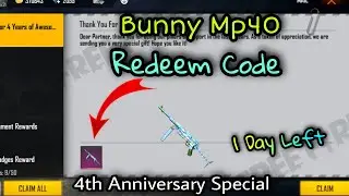 Free Fire Crazy Bunny Mp40 Redeem Code|How To Get Bunny Mp40 Redeem Code|Today Redeem Code FreeFire|