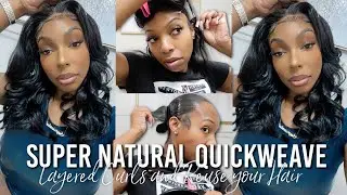 HOW TO: MIDDLE PART CLOSURE QUICK WEAVE TUTORIAL NO LEAVE OUT