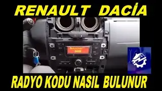 RADYO KODU  SÖKME TAKMA OLMADAN NASIL BULUNUR  RENAULT VE RENAULT DACİA PORT UGULAMASI