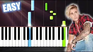 Luis Fonsi, Justin Bieber - Despacito - EASY Piano Tutorial by PlutaX