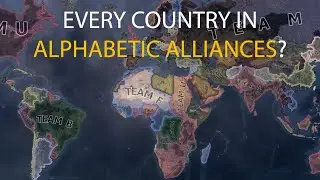 What if every country was in alphabetic alliances in 1936? - HOI4 Timelapse