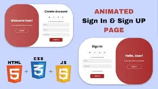 Animated Login Page Using HTML CSS & JavaScript | Step-by-Step Tutorial