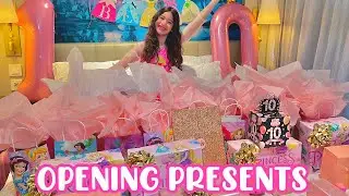 BELLAS 10TH BIRTHDAY OPENING PRESENTS!JASMINE AND BELLA