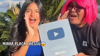 MINHA PLACA DO YOUTUBE CHEGOU (assistam até o final) Lohanna Vasconcelos