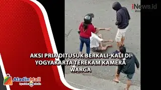 Aksi Pria Ditusuk Berkali-kali di Yogyakarta Terekam Kamera Warga