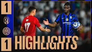 BISSECK ALLO SCADERE 🥩 | PISA 1-1 INTER | HIGHLIGHTS | AMICHEVOLE 2024/25 ⚽⚫🔵