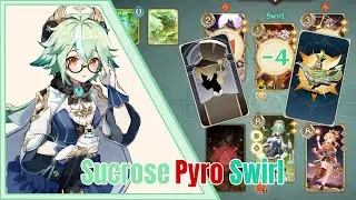 Create Permanent Pyro Swirls With This Sucrose Deck! | Genshin TCG