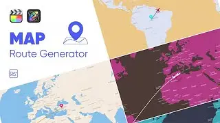 Route Generator ( Final Cut Pro X & Apple Motion Template )