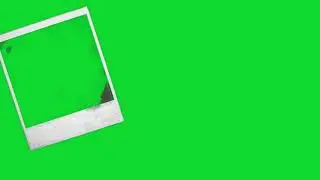 Футажи для видеомонтажа Фото Рамка на зелёном фоне Photo Frame Green Screen