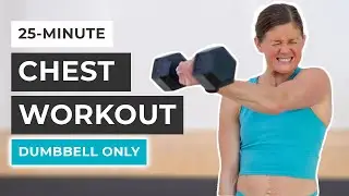 25-Minute Dumbbell Chest Workout At Home