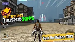 Best Settings Attack On Titan 2 VITA3K Emulator V8 - Playable & FPS Boost!