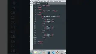 How do you create a table in HTML?To create table in HTML,