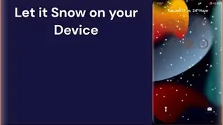 Let it Snow On Your iphone