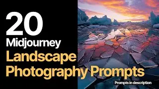 20 Midjourney Landscape Photography Prompts (Prompts in description)