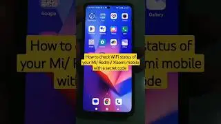 How to check WiFi status of your Mi/ Redmi/ Xiaomi mobile with a secret code #shorts #mi #wifi