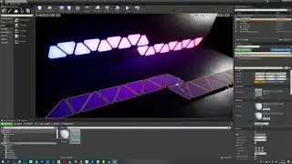 Neon Hex Style Lights UE4 Tutorial