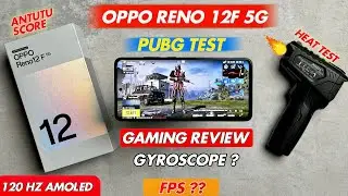 Oppo Reno 12F 5G Pubg Test | Gaming Review | Antutu Benchmark | Heat Test | FPS | Price in Pakistan