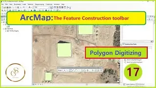 How to Digitizing Polygons in ArcMap Using Feature Construction | ArcGIS | 17