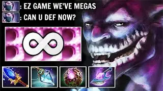 Non-Stop Skill Cast Imba Mid Dazzle OC + Spell Prism + Arcane Blink vs Megas Most Imba Hero Dota 2