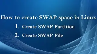 How to create swap space in Linux (Tamil)
