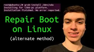 How to Reinstall GRUB (Alternate Method)
