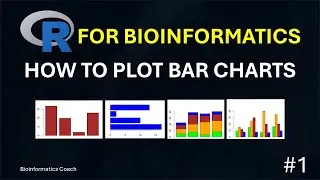 Bar Plot Data Visualization using R | R Tutorial for Bioinformatics Beginners  | barplot function