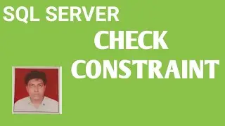 CHECK CONSTRAINT In Sql