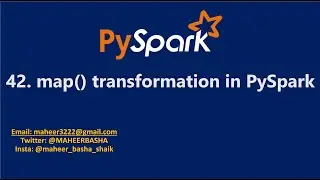 42. map() transformation in PySpark | Azure Databricks 