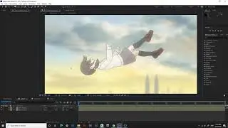 After Effects Quick Test Animation - Falling From Sky