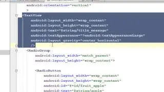 12 Working with Radio Buttons   Android Studio Tutorial