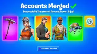 Account Merging Is Now In Fortnite!