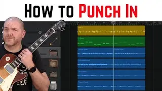 How to PUNCH IN a guitar recording in GarageBand iOS (iPad/iPhone)