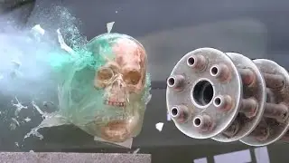 Minigun Tesla vs. Ballistic Head 