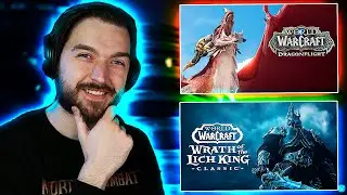 РЕАКЦИЯ на АНОНС Dragonflight и Wrath of the Lich King Classic World of Warcraft