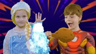 Elza vs. Iron Man | Hot or Cold 👀 and More Kinderwood Kids Songs
